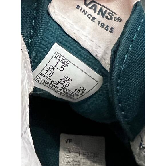 VANS boys dragon high top shoes size 1.5 back zipper - Picture 7 of 12